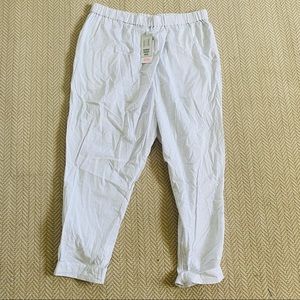 COS cotton white pants - L